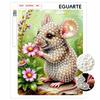 Cute Mouse Pearl Painting Handmade DIY 5D Creative Ornaments Living Room Home Decoration Painting