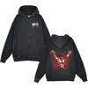 Baki Hanma Anime Streetwear Hoodie Heavyweight Cotton Washed Vintage Style Mens Long Sleeve Pullover