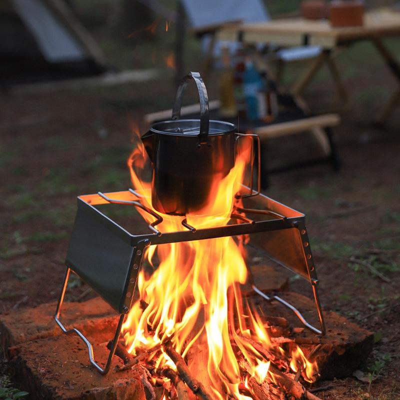 Outdoor Pot Coffee Maker Kettle Portable Lightweight Camping Cooking Pot 1.2L Cup For Camping Hiking Backpacking Boiling Water