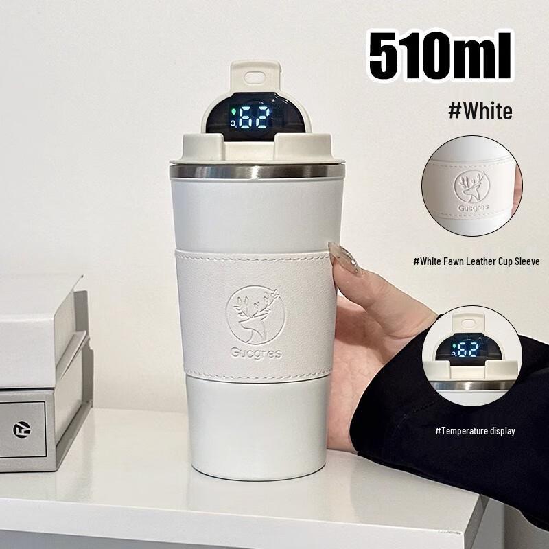 ZISIZ Smart Temperature Display Insulated Mug