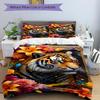 3pcs Tiger Portrait Duvet Cover Set -Includes 1 Duvet Cover and 2 Pillowcases, No Quilt Core, All-Season Home Decor  Yy251111093