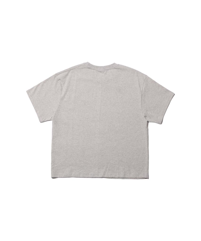 CREAM SODA LAB Tricou Standard Fit Cropped cu Mânecă Scurtă pentru Bărbați Gri