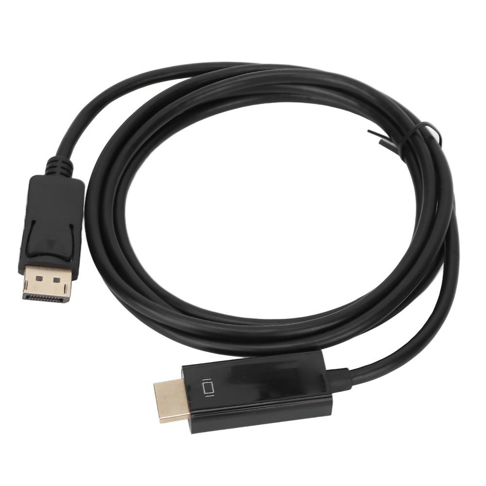 1.8m/5.9ft DisplayPort To HD Multimedia Interface Adapter 4K30HZ/1080P DP To HD Cable Monitor Use