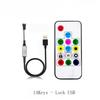 WS2812B DC5V Led Pixel Ring Individul AddressabIe Ring 5050 RGB WS2812 IC BuiIt-in Led ModuIe And 14Keys Lock USB  Controller
