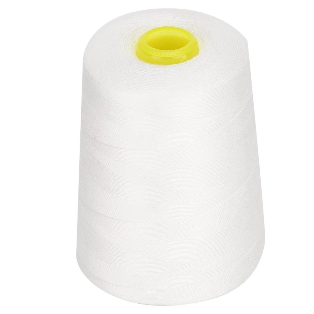 1PCS 40s/2 Polyester Thread 8000 Yards All Purpose Sewing Thread  For Serger & Overlock белый
