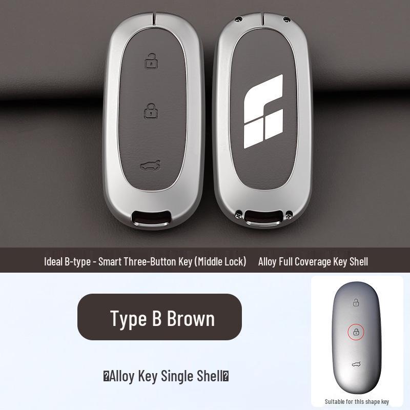 Ideal L9 Key Case: Premium Metal Protective Shell for L8/L7MAX Cars