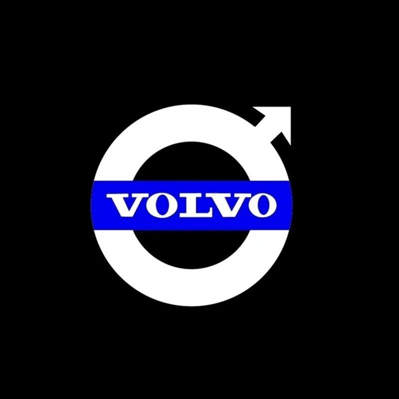2 Stück Auto LED Tür Willkommenslicht Für Volvo Zubehör XC40 XC60 XC90 S60 S90 V40 V60 V90 Projektor Logo Ghost Shadow Light Auto