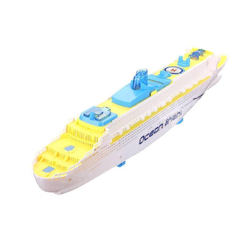 Cruise Ocean Liner Ship Electric Toys Flash Lights Sounds Kids Gift Christmas