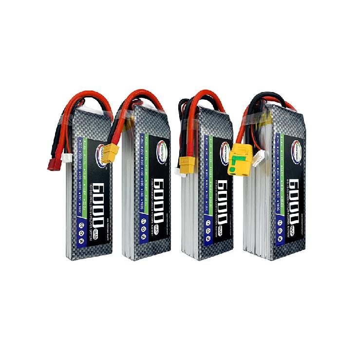 2S 3S 4S 6S 2200 4200 5200 6000mAh 30C 40C 60C 7.4V 11.1V 14.8V RC LiPo Battery For RC Drone Helicopter Aircraft Airplane Car