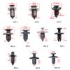 260 Pcs Assorted Mixed Plastic Car SUV Bumper Fender Fastener Clips Rivet Black