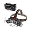 USB Rechargeable Headlight 11 LED Headlamp Strong Light Head Lamp Waterproof Built-in Battery Fishing Flashlight Outdoor Lantern