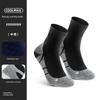 Wrels Professional Coolmax Running Socks for Men, Outdoor Cycling Sports Socks for Women, Thickeneded Mid-Calf Warm Terry Socks