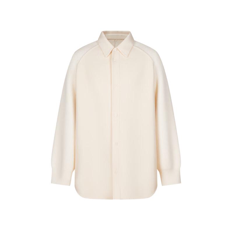 Men's 2024 Spring Cashmere Blend Double-Sided Woolen Overcoat