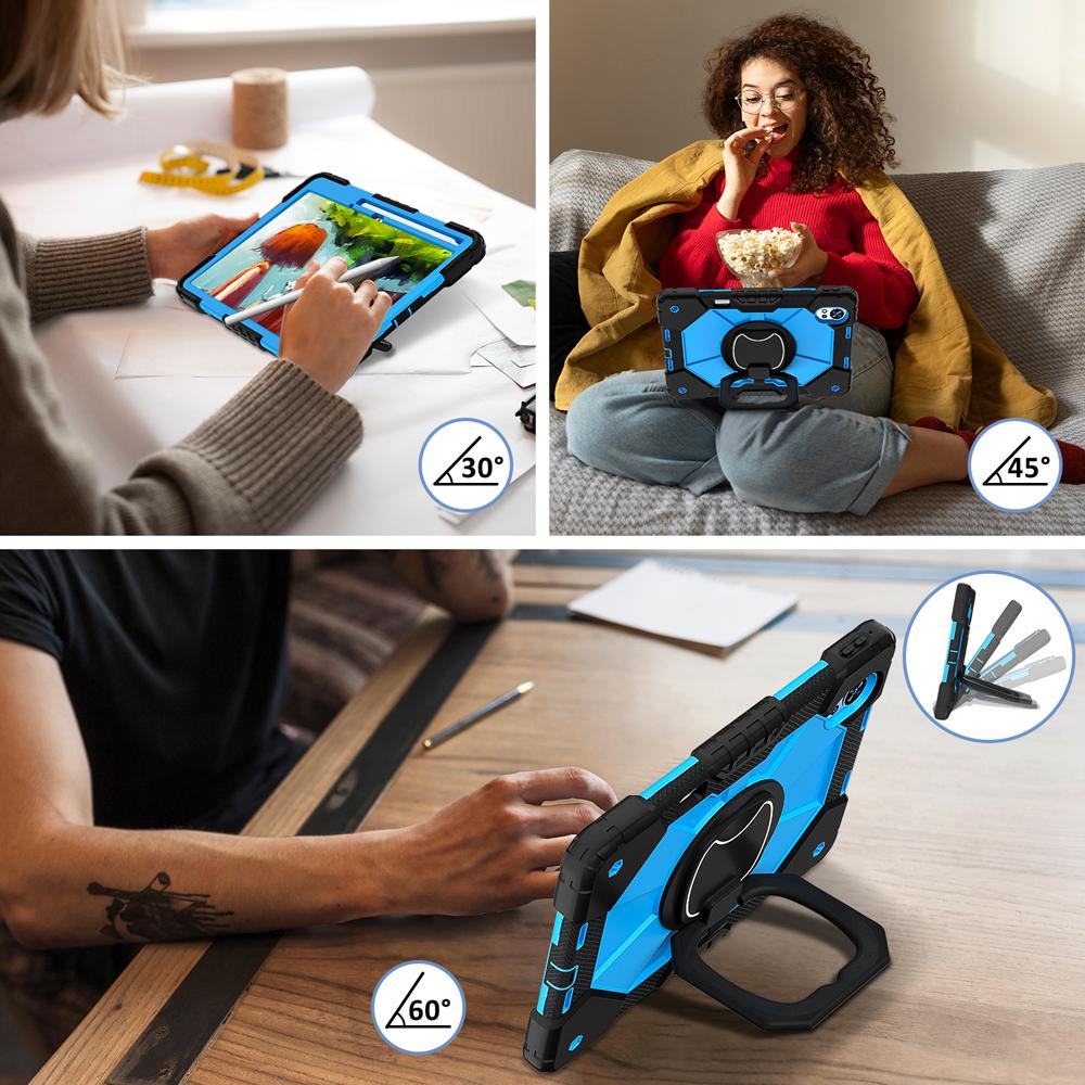 Silicone+PC Tablet Cases for 12'' Huawei MatePad 12 X 12X Air 2025 2024 Case W20 W30 W10 Cover Portable Rotate Stand Shell