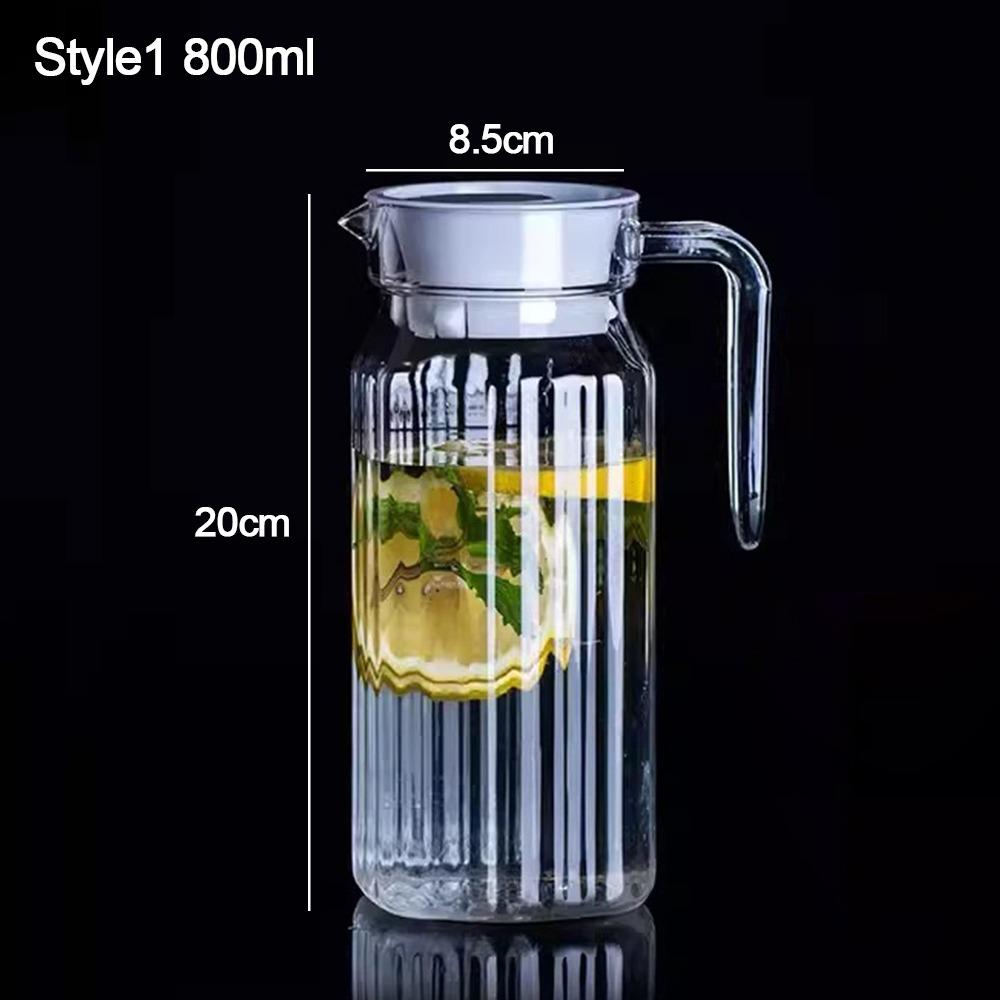 Transparent Water Bottle Large Capacity Juice Cold Water Bottle New Coffee Milk Pot