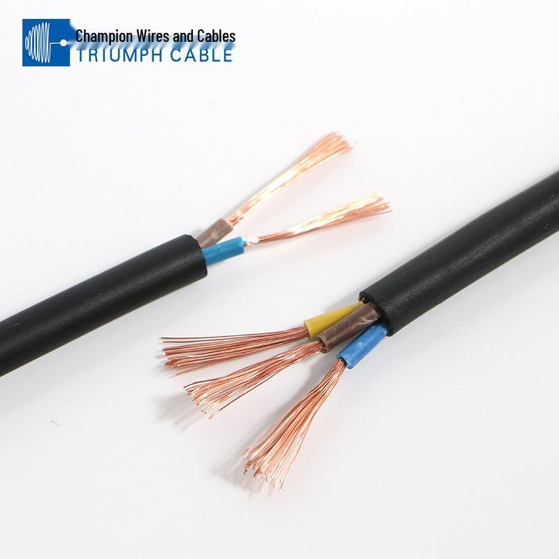 H05RN-F VDE Certified UV-Resistant Outdoor Rubber Cable, Multi-core Flexible Stranded Pure Copper Wire