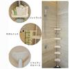 Bathroom Storage Corner 5 Tension Bathroom Tension Expandable Shampoo Height Adjustable Bath Japanese Instruction Manual Included Rack, Rack, Tier,