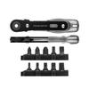 Fine Mini Ratchet Straight with 10 Ultra-thin Screwdriver, Type, Bits, TD-25
