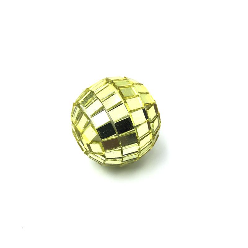 Mirror Ball Lace Glass Ornaments for Birthday Cake Decoration and Pastry Arrangements