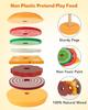 Wooden Hamburger Children's Stacking Toy, Wooden Burger, Food Cooking Toy,  Wooden Stack Play Kitchen,  Christmas Gift for Boys and Girls, 3+ Years