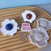 Pendants Silicone Mold Keychains Resin Mold Four Leaf Clovers Epoxy Mold for Casting Chocolate Holders Home Decors