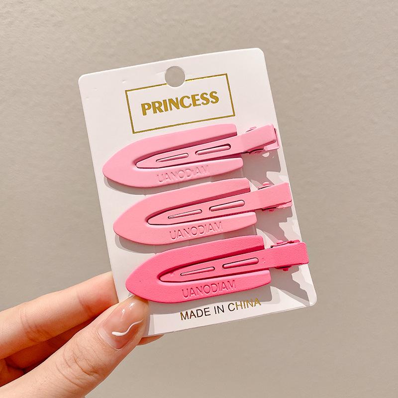 

Рожева шпилька для волосся «Дофамін»: Безшовна кругла шпилька Y2K - Мила маленька бічна заколка для чубчика для жінок