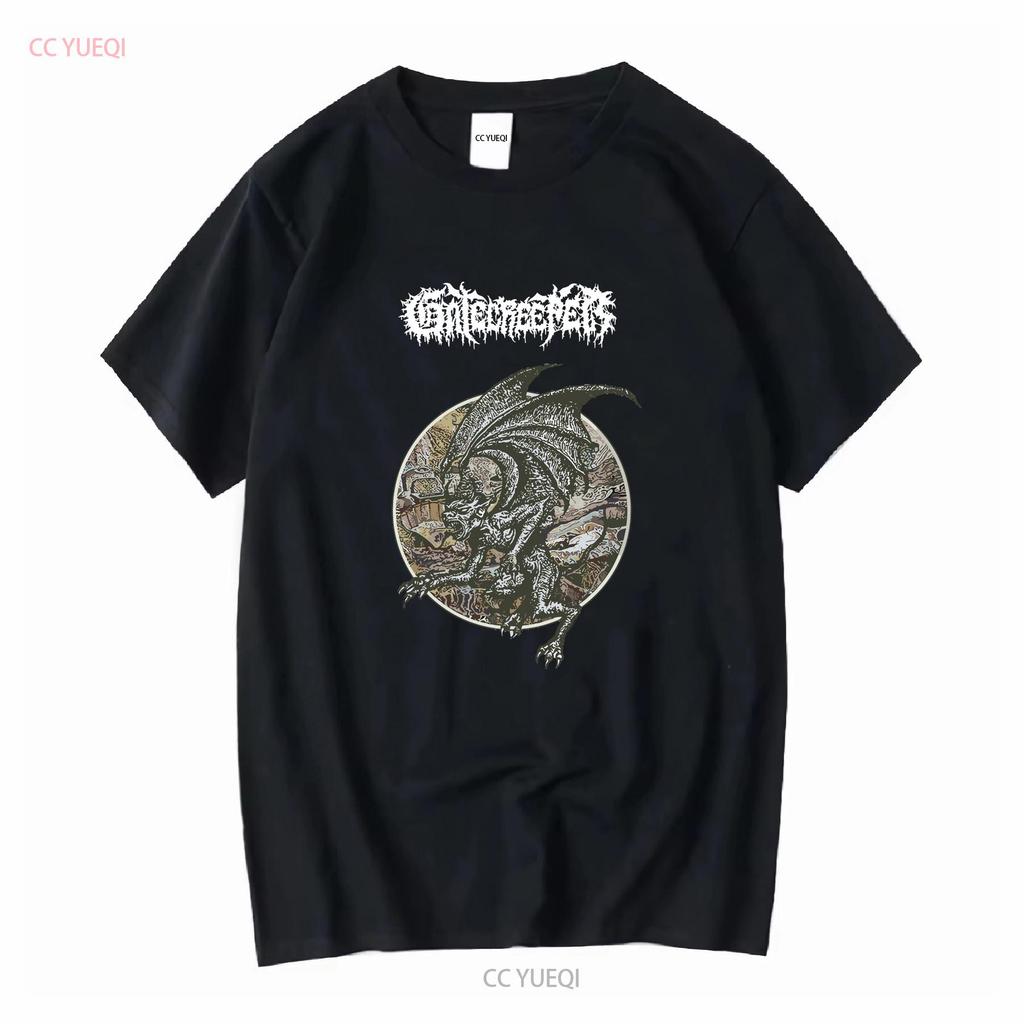 New Gatecreeper American Death Metal Band Deserted Show Left T shirt Size S 2XL long sleeves vintage Washed Versatile Soft