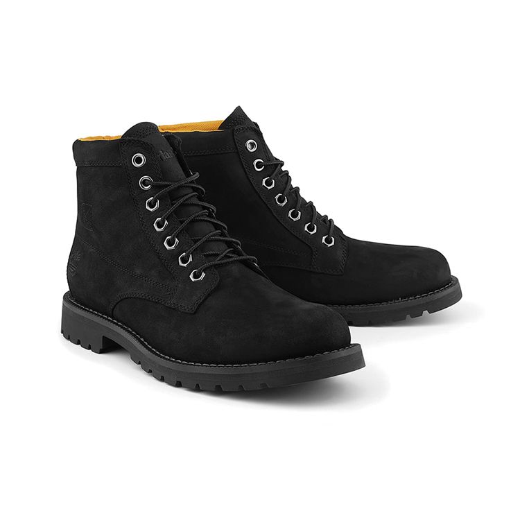 Timberland Mid Calf Martin Boots Men Boots Black A44P1
