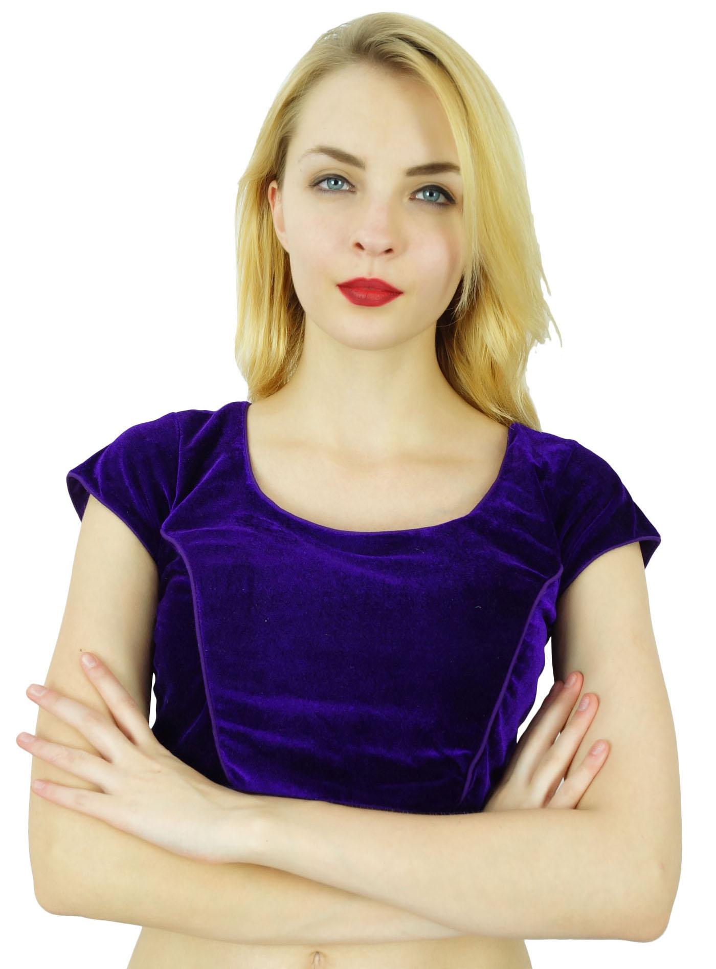 

Дизайнерська м яка блузка з сарі, готова для весілля, урочисте весільне сарі 8 фіолетовий