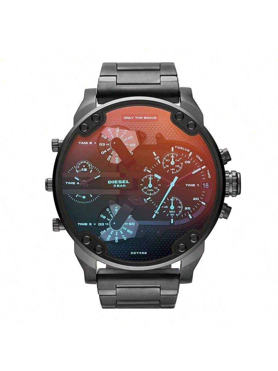Diesel Transparent Red Strap Men s Quartz Movement DZ7452 чёрный