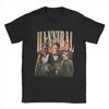 Magliette da Uomo Hannibal Lecter Mads Mikkelsen Novità Magliette in Cotone Manica Corta T-Shirt Girocollo Top Regalo