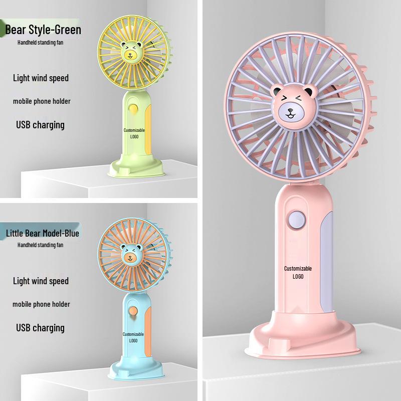 Portable USB Rechargeable Mini Snail Fan for Kids and Students