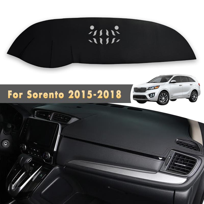 Car Dashboard Mats Covers For Kia Sorento 2018 2017 2016 2015 Sun Shade Trume Panel Accessories Parts Waterproof Decoration