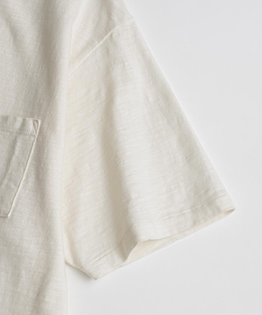 Bihebieo Slub Cotton Tublar T-Shirts Natural