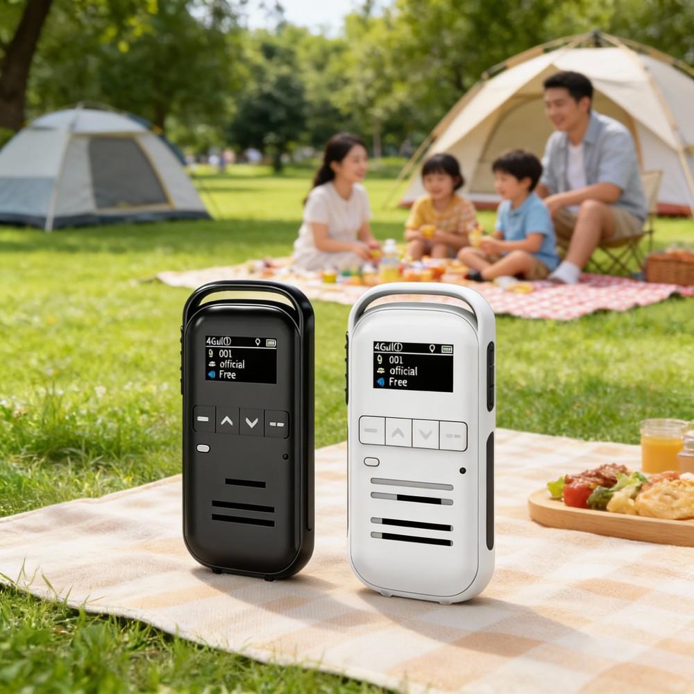Global-ptt Mini Public Network Walkie-talkie Outdoor 5000 Km Walkie-talkie with GPS Positioning Portable Intercom Equipment