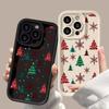 Luxury Cartoon Christmas Case For iPhone 17 16 15 14 13 12 11 Pro Max  Plus SE 2020 Shockproof Silicone Soft Phone Cover