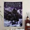 Tod D-Sektion Metal Flagge Wandteppich Schlafzimmer Wohnzimmer Garten Outdoor Festival Dekoration Hintergrundtuch Partybanner