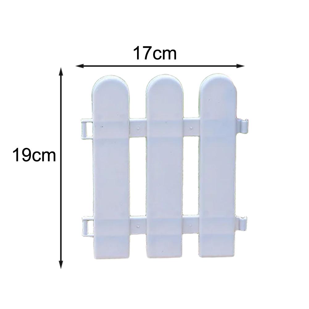 Decorative Fence Flowerbed Decoration Garden Decoration Outdoor Spaces Retro Color Scheme Elegant Design High-Quality Material