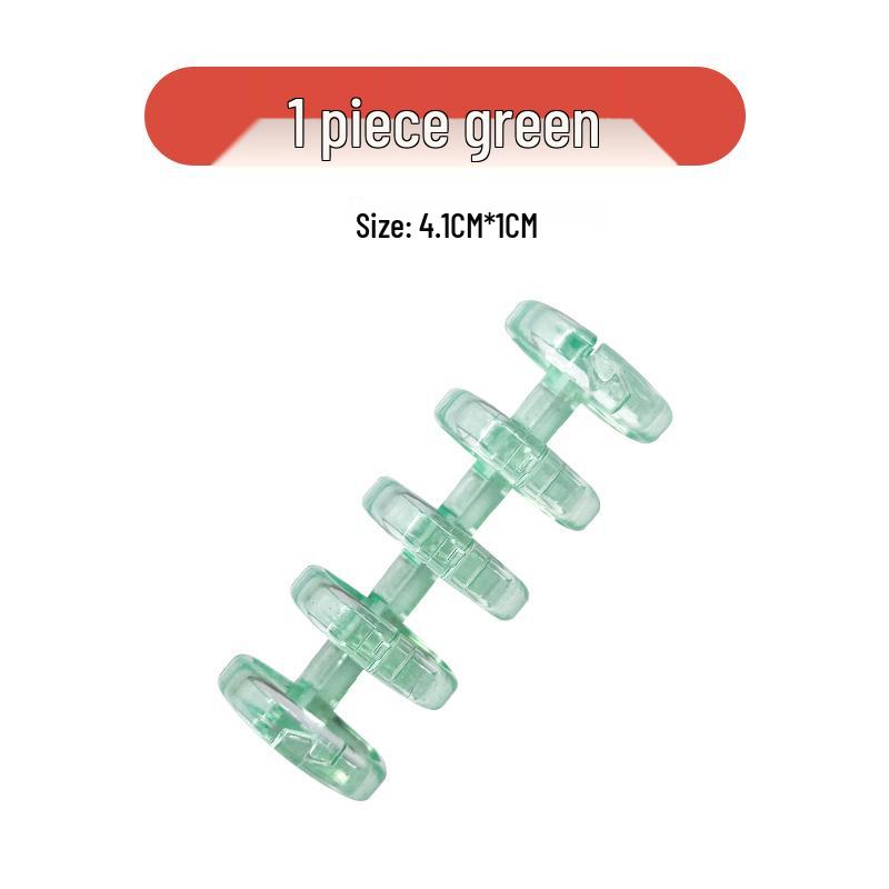 Large Transparent 5-Hole Binder Rings for DIY Loose Leaf Binding