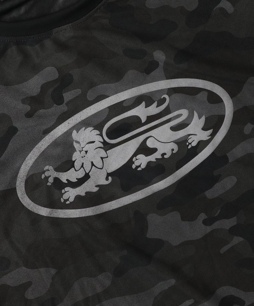 BADBLOOD [Aqua] Mystic Logo Reflective Long Sleeve - Black Camo