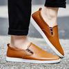 Mode Luxus Handgefertigt Leder Herren Slipper Mode Slip-on Freizeitschuhe für Herren Business Schuhe Mokassins Italienische Laufschuhe Fahrschuhe