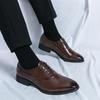 Oversized business men's leather shoes for Men Lace Up Oxfords for Male Wedding Party Office Business Casual Shoe Men 38-46