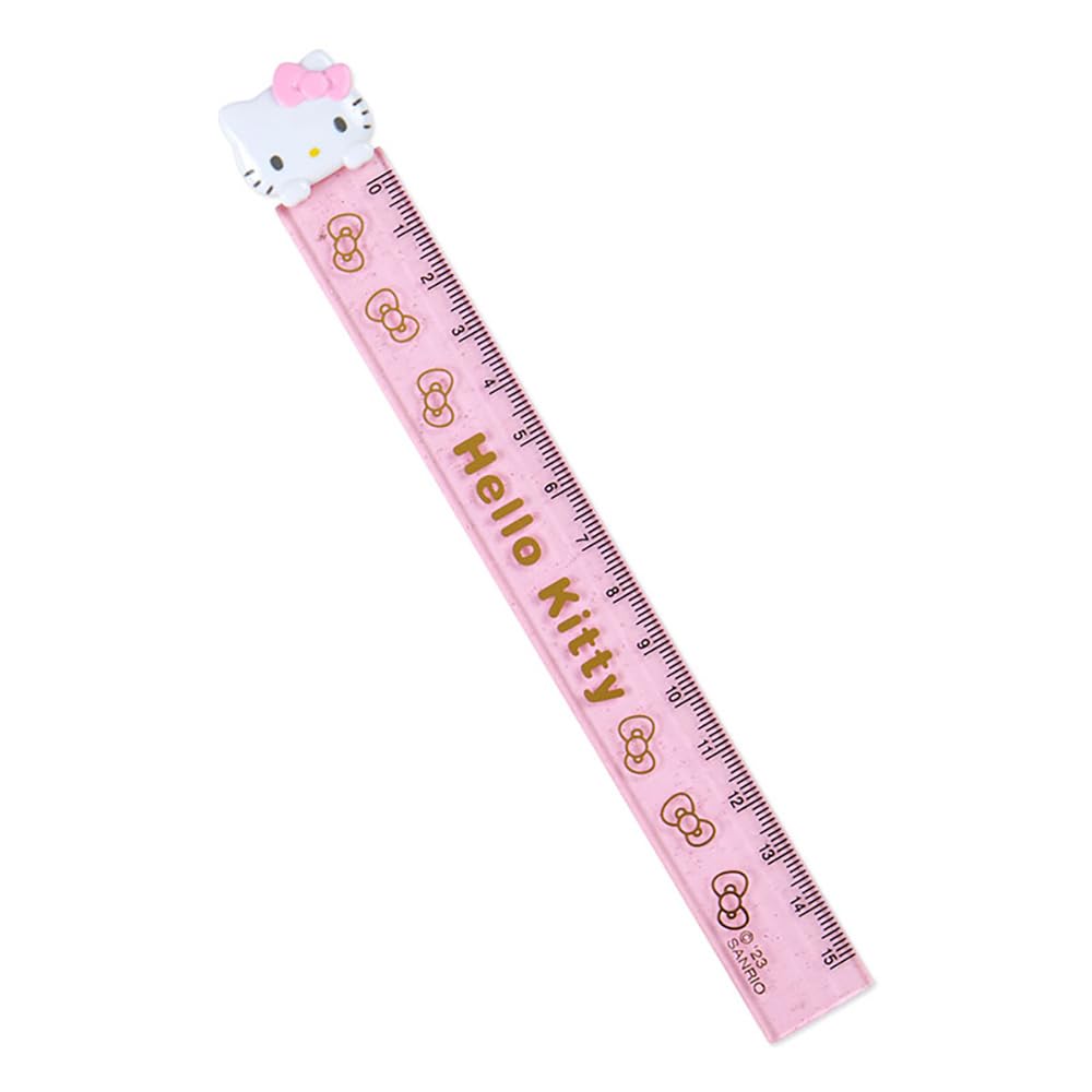 

Sanrio Hello Kitty 4 x x Learning 502553 Ruler, 15cm, 0.6 18.3cm, Kids Stationery, Character,