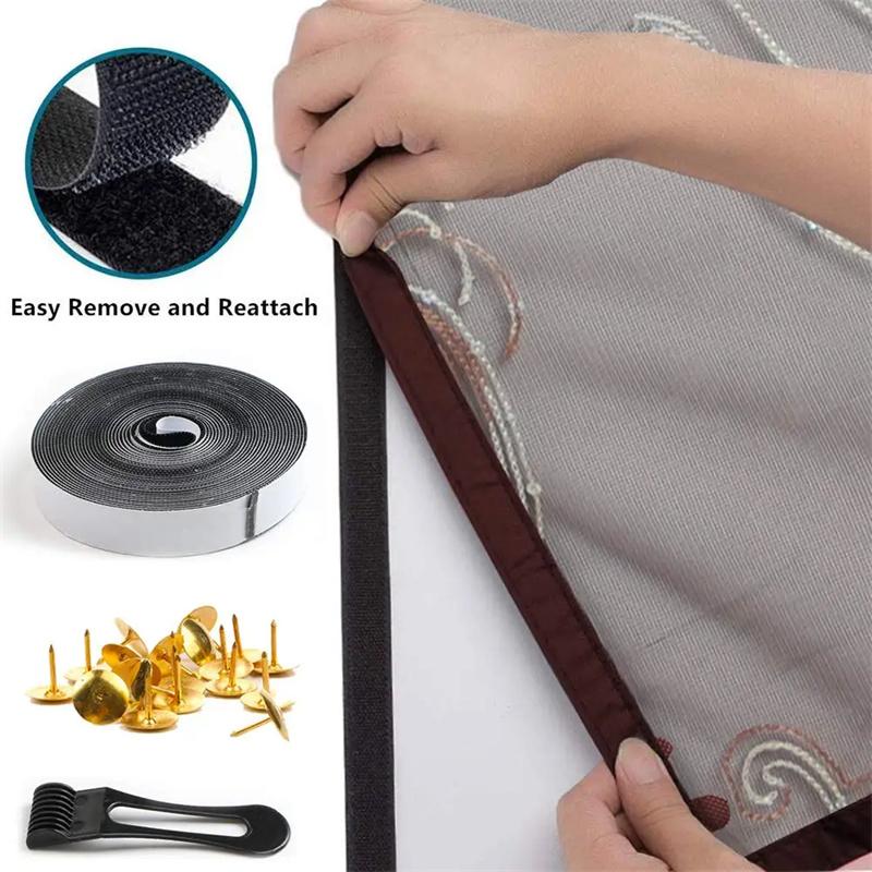 Portable Summer Mosquito-Proof Door Curtain Magnetic Screen Door Punch-Free Partition Door Curtain Mosquito-Proof