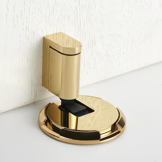 Mechanical Door Stopper Wall Protector Heavy Duty Zinc Alloy Adjustable