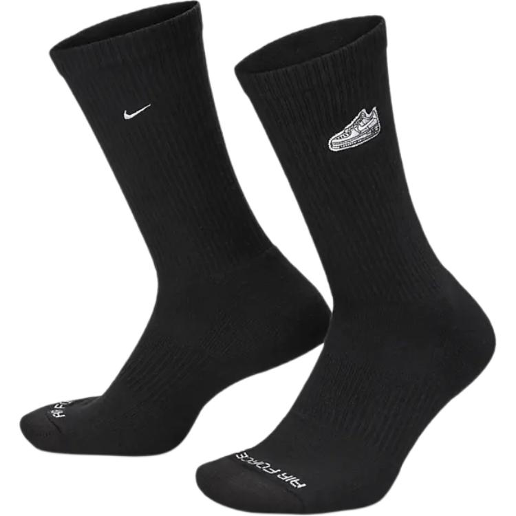

Nike Everyday Plus Cushioned Crew Socks 1 Pair FZ3076-010 22-24