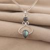 Labradorite Gemstone 925 Sterling Silver Designer Pretty Pendant 1.60" For Mother PP-13-34