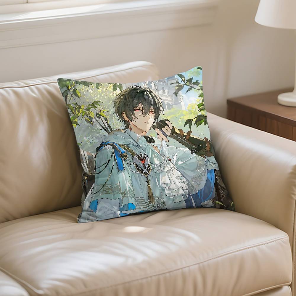 For All T-Time Game Pillow Case Throw Pillow Cover Nordic Vintage Style Cushion Covers Home Living Room Sofa Couch Seat