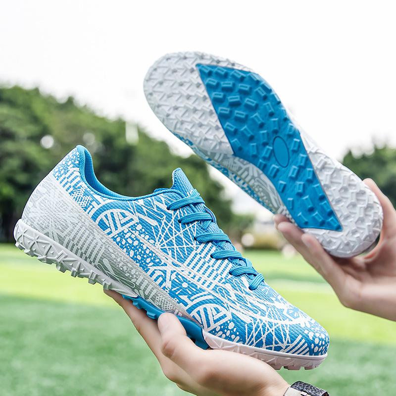 High-top adult football shoes men's and women's TF broken nails artificial turf AG long nails student training football shoes