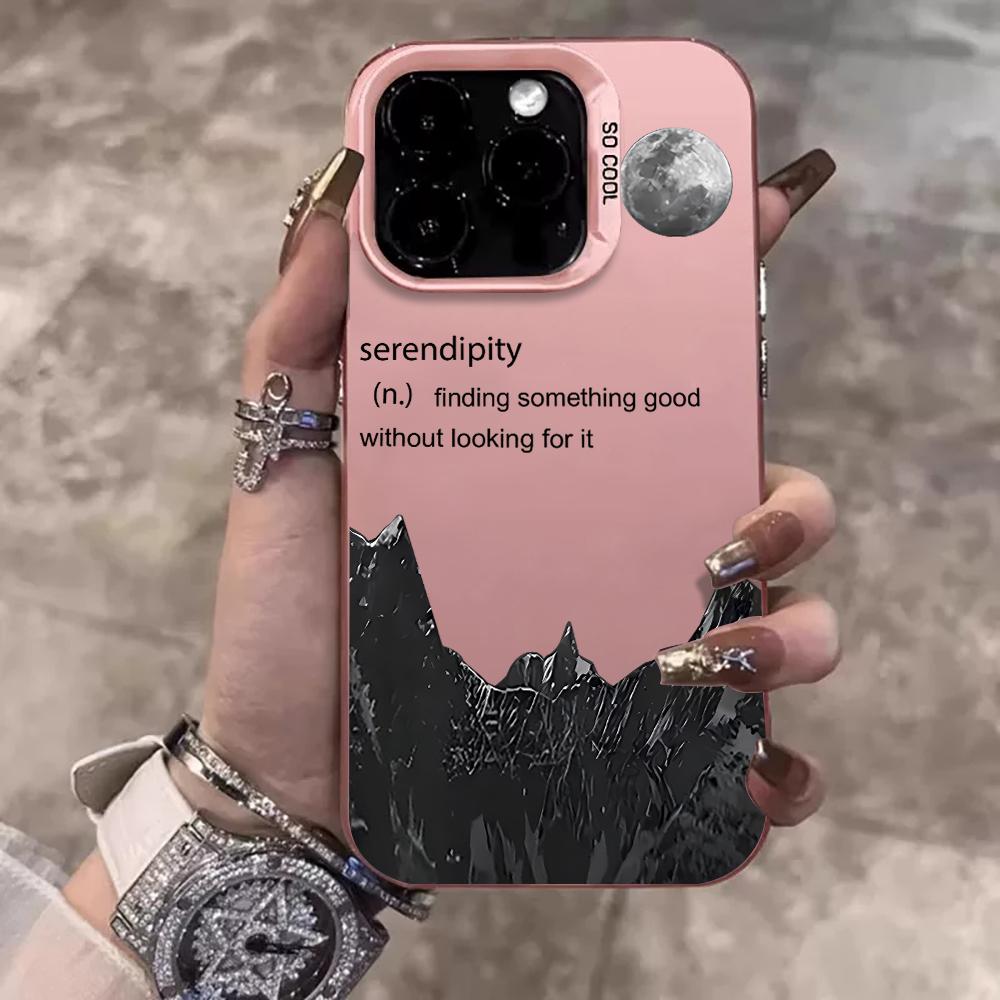

Serendipity Moon Case For iPhone 11 12 13 14 Pro Max Cases iPhone 17 16 ProMax 14 15 16E 7 8 Plus 17Air XS XR Shockproof Coque iPhone 14 Pro Max